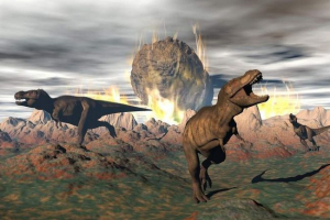 Dvostruki štrajk: volkani i asteroid zabilježeni dinosauri za izumiranje Dvostruki štrajk: volkani i asteroid zabilježeni dinosauri za izumiranje