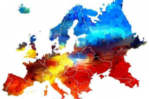 Europa geografija: geologija, klima, ribnjaci, prirodni resursi, ekologija, životinje i biljke